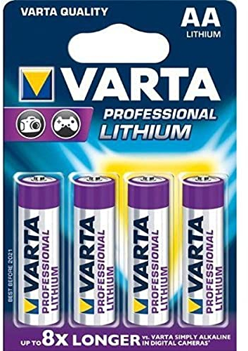 VARTA Lithium AA Mignon LR6 Batterien (4er Pack) - ideal für Digitalkamera Spielzeug GPS Geräte Sport- und Outdoor-Einsätze