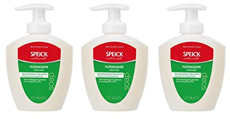 3er Pack Speick Natural Flüssigseife in Dispenser 300 ml