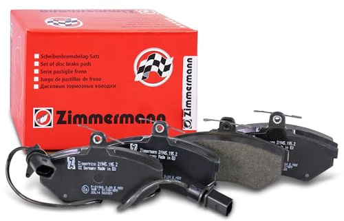 Zimmermann 21945.195.2 Bremsbeläge-Kit, vorne, 1 Sensor, 4 vibrationshemmende Platten, inklusive Zubehör