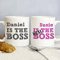 Personalised THE REAL BOSS Mug Set