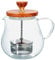 Hario CD Tea Pot Olive Wood 700 ml, Glass, Transparent