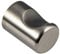 Gedotec Edelstahl Möbelknopf rund Türknopf für Schranktür & Schubladen - Lina | Vollmaterial MASSIV rostfrei | Knopf Edelstahl matt | Schrankknopf Ø 15 x H 20 mm | 1 Stück - Tür-Knauf mit Schrauben