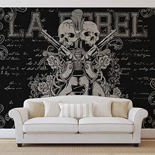 Forwall Vlies Fototapete Tapete Vliestapete Musik Rock Gitarre AF841VEXL (208cm x 146cm) Photo Wallpaper Mural