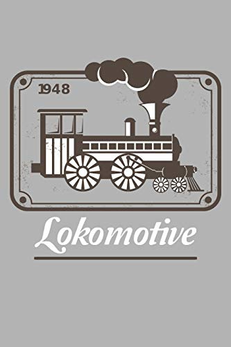 1948 Lokomotive: Zug, Eisenbahn, Modelleisenbahn | Tagebuch, Notizheft und Journal | Für Beruf und Hobby