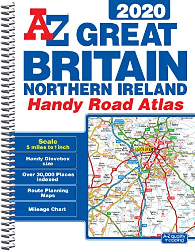 Great Britain Handy A-Z Road Atlas 2020 (A5 Spiral)