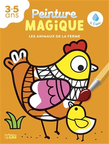 Peinture magique à l'eau - Les animaux de la ferme