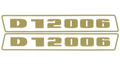Deutz D12006 Gold bis 1974 Schlepper Traktor Aufkleber Klebefolie