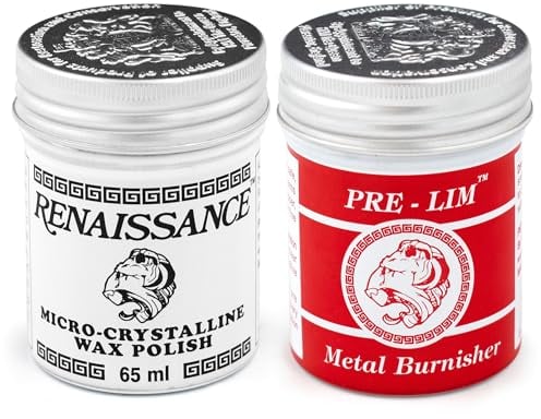 Renaissance & Pre-lim Complete Care Set - Wood Furniture Polish & Metal Cleaner - Rust Remover & Brass Restoration - 65ml