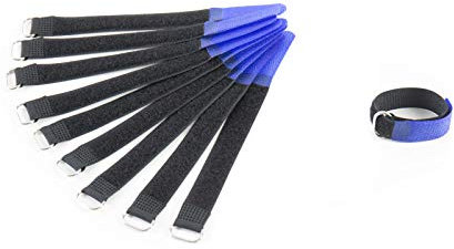 Kabelbinder Klettband 16 x 1,6 cm Blau
