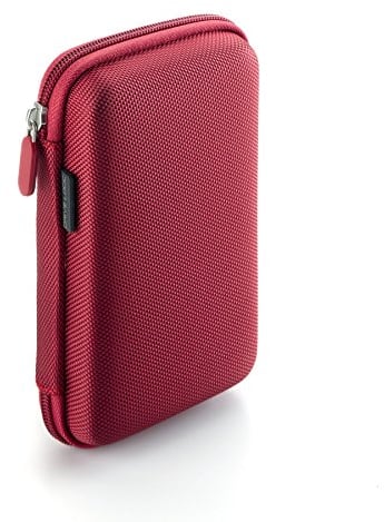 Drive Logic DL-64-RED - Custodia portatile in EVA per hard disk, colore: Rosso