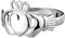 Claddagh Ring. Irischer Freundschaftsring. Sterling Silber Größe 52