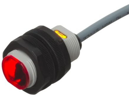 Carlo Gavazzi Zylinderförmig Optischer Sensor, Diffus, PnP Ausgang, Kabel