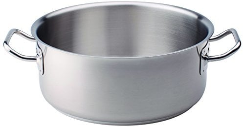 Ollas Agnelli coix3106e50 Acero Inoxidable 18/10 Cacerola Baja con Dos Asas, 50 cm