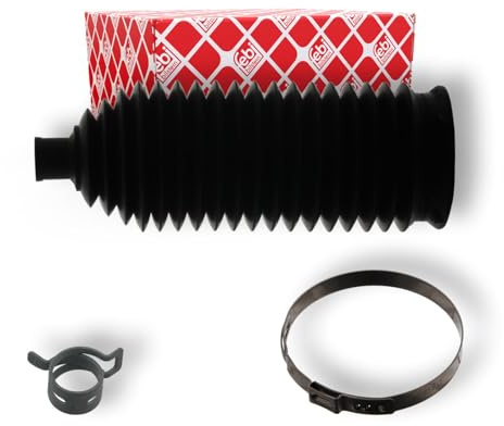 febi bilstein 38907 Lenkmanschettensatz, 1 Stück | Kompatibel mit: CITROËN C2, C2 ENTERPRISE, C3 I, C3 Pluriel, PEUGEOT 1007