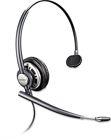 Plantronics 78712-101 EncorePRO 710 - Auriculares USB con Cable, Color Negro