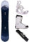 Airtracks Damen Snowboard-Set Freestyle Freeride Day&Night Lady Rocker 138 + Snowboard Bindung Master W + Snowboardboots Star W 38 + Sb Bag