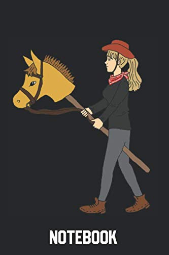 Notebook: Hobby Horse Rider 120 Pages Dot Graph Notebook
