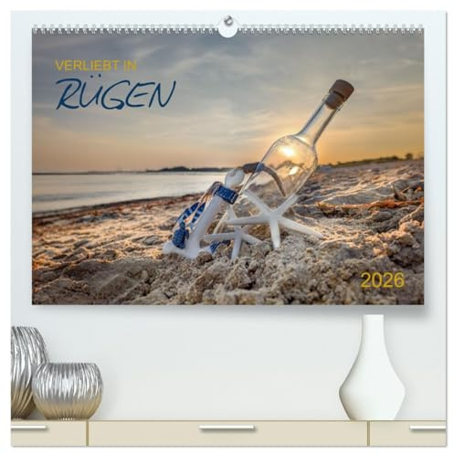 Verliebt in Rügen (hochwertiger Premium Wandkalender 2026 DIN A2 quer), Kunstdruck in Hochglanz: Eine Reise durch das Jahr auf der Insel Rügen (CALVENDO Orte)
