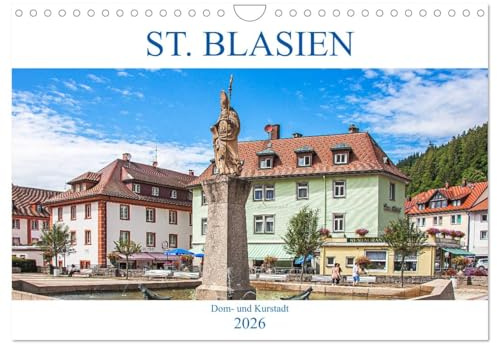 St. Blasien - Dom- und Kurstadt (Wandkalender 2026 DIN A4 quer), CALVENDO Monatskalender: St. Blasien im Südschwarzwald (CALVENDO Orte)