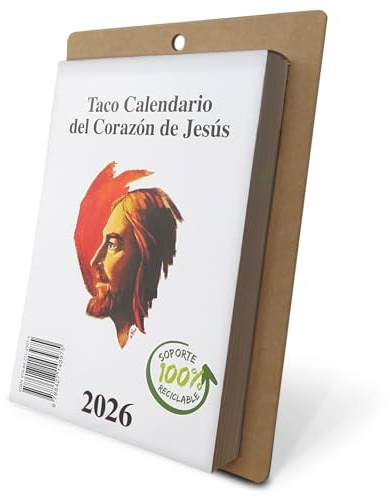 TACO CALENDARIO DEL SAGRADO CORAZÓN DE JESÚS 2026. PARED