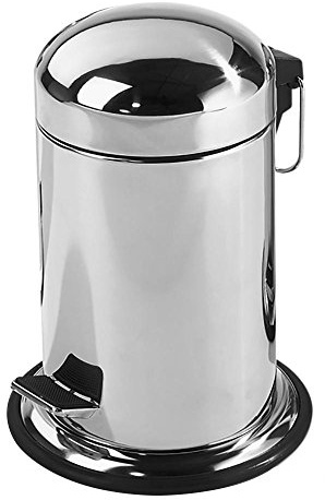 TE 30 Treteimer, edelstahl poliert H 31cm Ø 22,5cm
