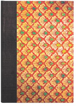 Paperblanks - the Waves - Virginia Woolf’s Notebooks - Midi - Lined - Elastic Band Closure - 120 Gsm (Waves, 3)
