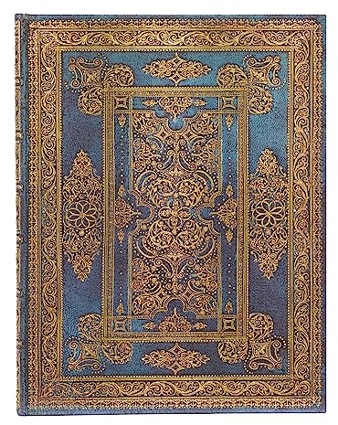 Blue Luxe (Luxe Design) Ultra Lined Hardback Journal (Elastic Band Closure)