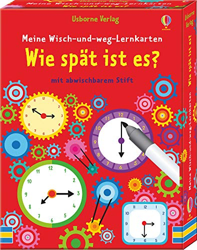 Meine Wisch-und-weg-Lernkarten: Wie spät ist es?