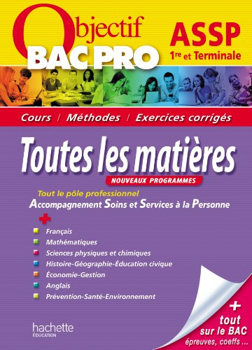 Toutes les matières 1re et Tle ASSP