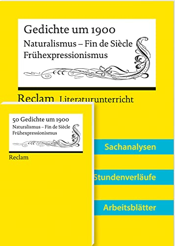 Lehrerpaket zum länderübergreifenden Abiturthema 2024–2026 »Gedichte um 1900« (Textausgabe + Lehrerband): Mit Downloadpaket (Unterrichtsmaterialien)