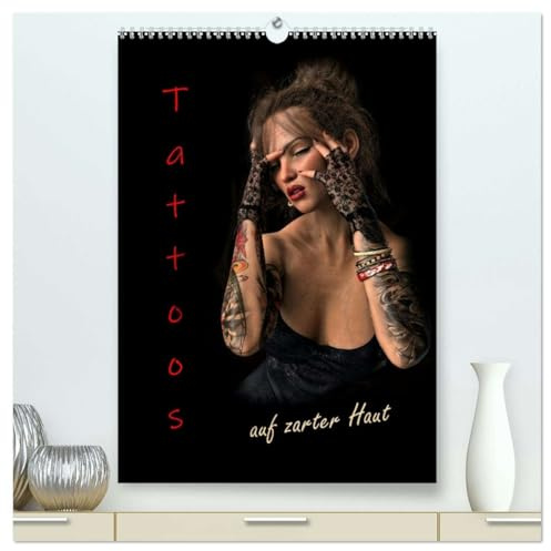 Portraits von tätowierten Frauen (hochwertiger Premium Wandkalender 2026 DIN A2 hoch), Kunstdruck in Hochglanz: Tätowierte Frauenportraits (CALVENDO Erotik)