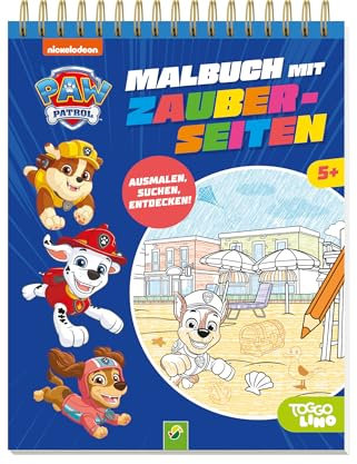 PAW Patrol Malbuch mit Zauberseiten: PAW Patrol Malbuch mit Zauberseiten. Für Kinder ab 5 Jahren: Ausmalen und verborgene Details entdecken | Spannende Abenteuer mit Chase, Marshall & Co.