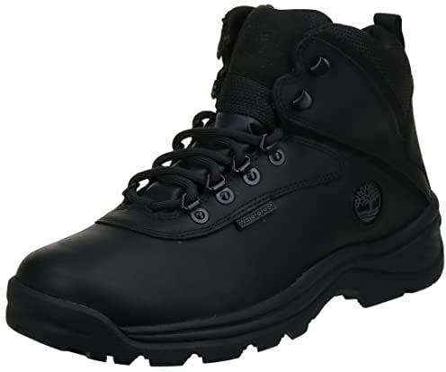 Timberland Herren White Ledge Mid Waterproof Wanderstiefel, Black Leather_1, 41 EU