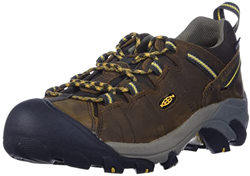 KEEN Herren Targhee 2 Waterproof Wanderschuh, Cascade Brown Golden Yellow, 44.5 EU