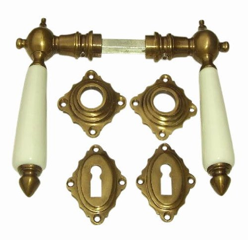 Türklinken Messing antik BB Jugendstil Art Deco 15-BB-AW