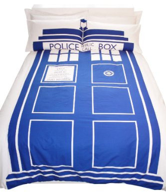 Doctor Who - Juego de Cama (tamaño King), diseño con Cabina Tardis