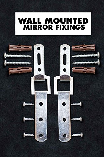 Heavy Duty Mirror Fixings + Hooks + Straps + Fittings for a Solid Wall