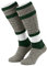 Piarini Grau Tanne 2 teilig Loferl Trachtenstrümpfe Trachtensocken Wadenwärmer Herren Zopfmuster Gr. 45 46