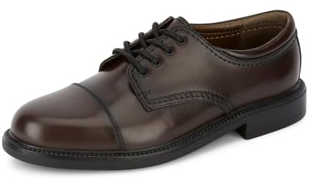 DOCKERS Gordon Leather Dress Shoes for Men Casual Cap Toe Mens Oxford Shoes, Cordovan, 13