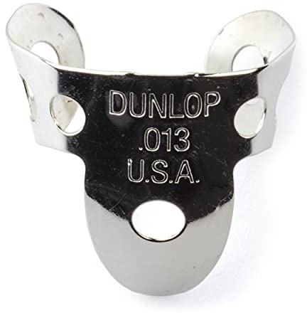 Dunlop 33R.013 Nickel Silver Fingerpicks, .013, 20/Tube