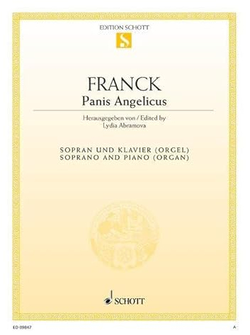 Panis Angelicus: Sopran und Klavier (Orgel). Sopran.