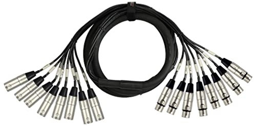 KIRLIN Cable MT-815-5M 5-Meter 8-Channel Multi-Track Snake Cable XLR Male to XLR Female