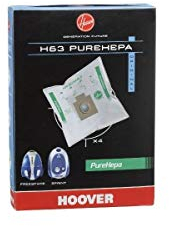 Hoover - h 63 - Lot de 4 sacs papier d'aspirateurs purehepa freespace