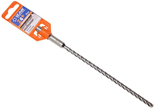 Izar 32047 Broca-Martillo SDS Plus Zentro 4+, Hormigón Reforzado, 1891, 6.0 mm Diámetro Corte, 150 mm Longitud Corte, 215 mm Longitud