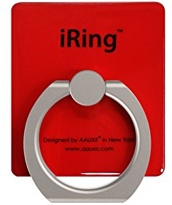 iRing Premium Style Ring, Smartphone-, Handy-Halterung, Haltegriff, Standfuß, Autohalterung, Selfie, für iPhone 6/6Plus/6S, Galaxy 5/S6/Note, Sony Xperia Z5, LG G4/Nexus 5 X, Huawei G8/P8, HTC One A9/M9/Desire