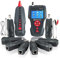 KALEA-INFORMATIQUE Pro RJ45 RJ11 USB BNC network tester. Tests cable length and maps cables. Locates, PoE and PING tests. Recording and export. With 8 SATELLITES