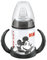 NUK First Choice+ Sippy Cup, Leak-Proof Design with Soft Silicone Spout, 6-18 Months, 150ml, Disney Mickey Mouse, 1 Count