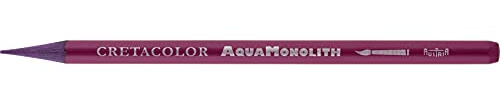 CRETACOLOR Aqua Monolith Aquarelle Pencil, Mars Violet Light