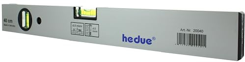 hedue Alu-Wasserwaage 100cm, mit Horizontal- und Vertikallibelle