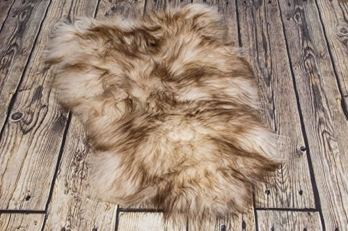 Leatherworld Öko Schaffell Lammfell NATURFELL ökologisch gegerbt (XL: 130-140 cm)